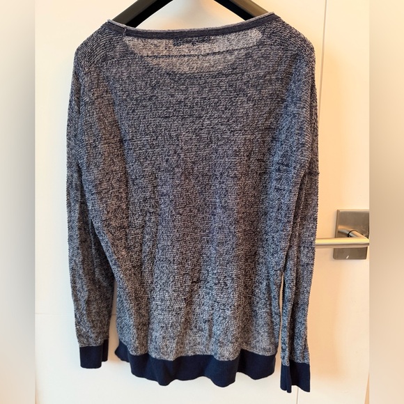 rag & bone Navy Heather Crewneck Sweater - Picture 2 of 4
